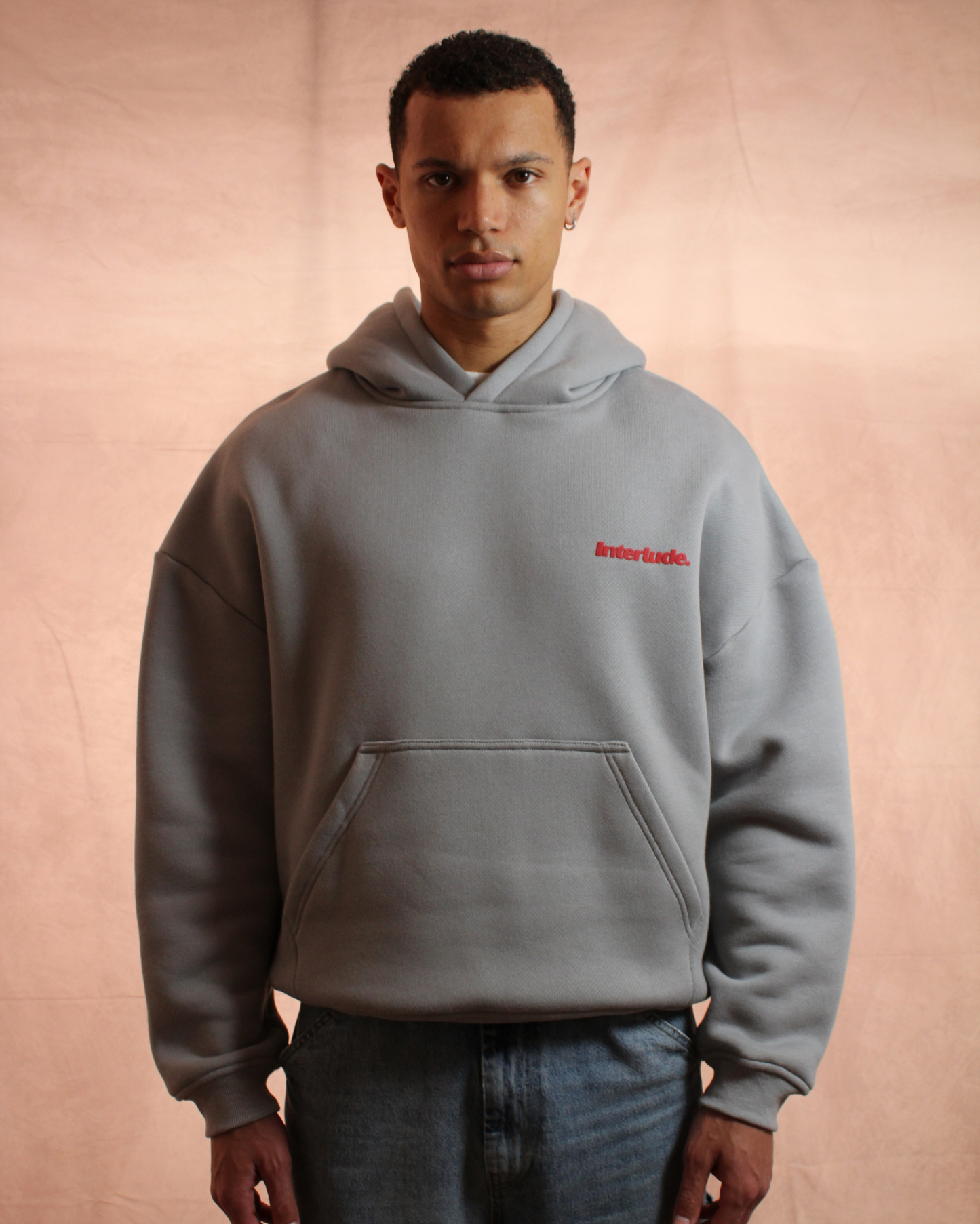 Racing Hoodie - Grey/Red