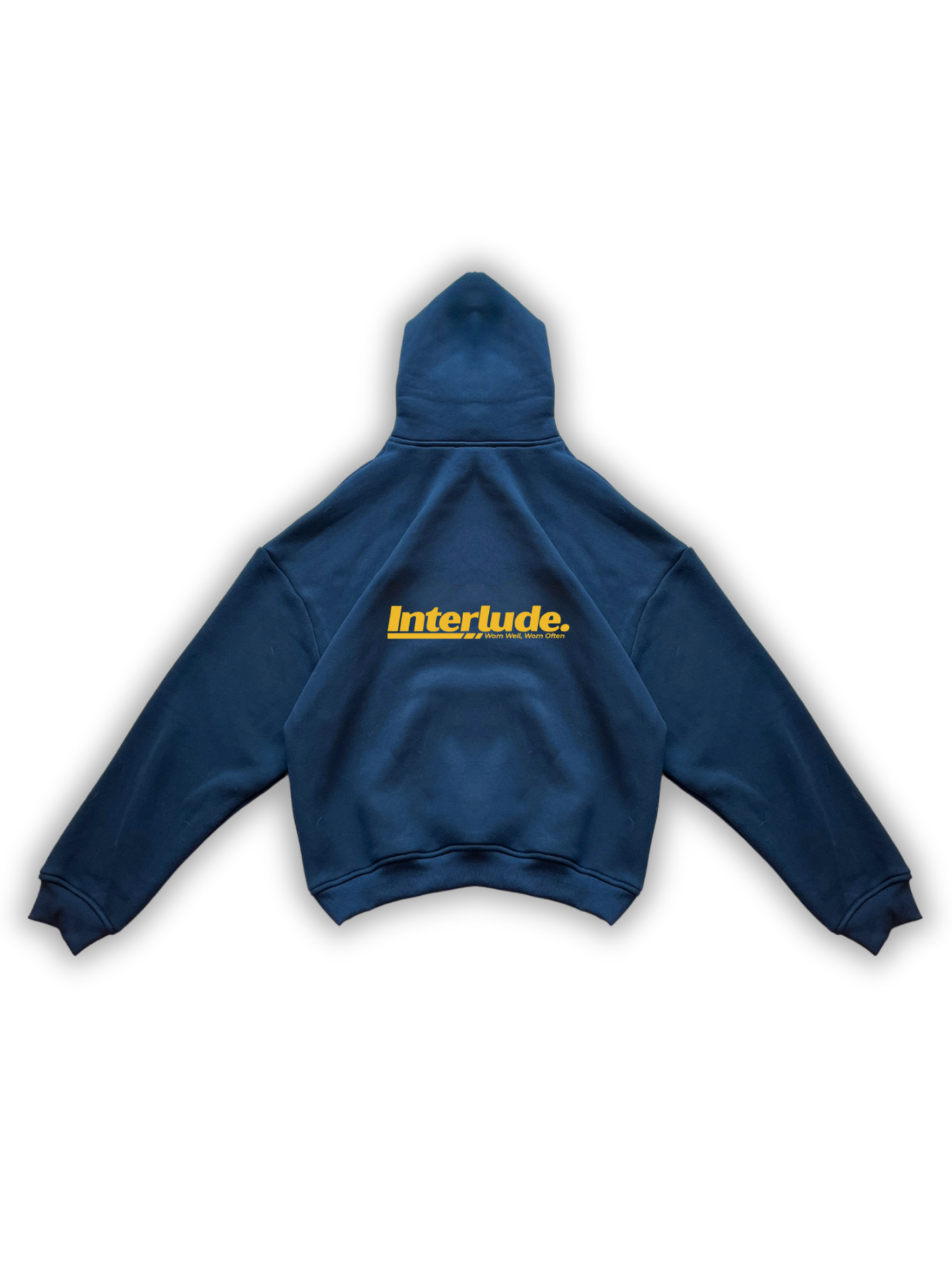 Racing Hoodie - Navy/Yellow