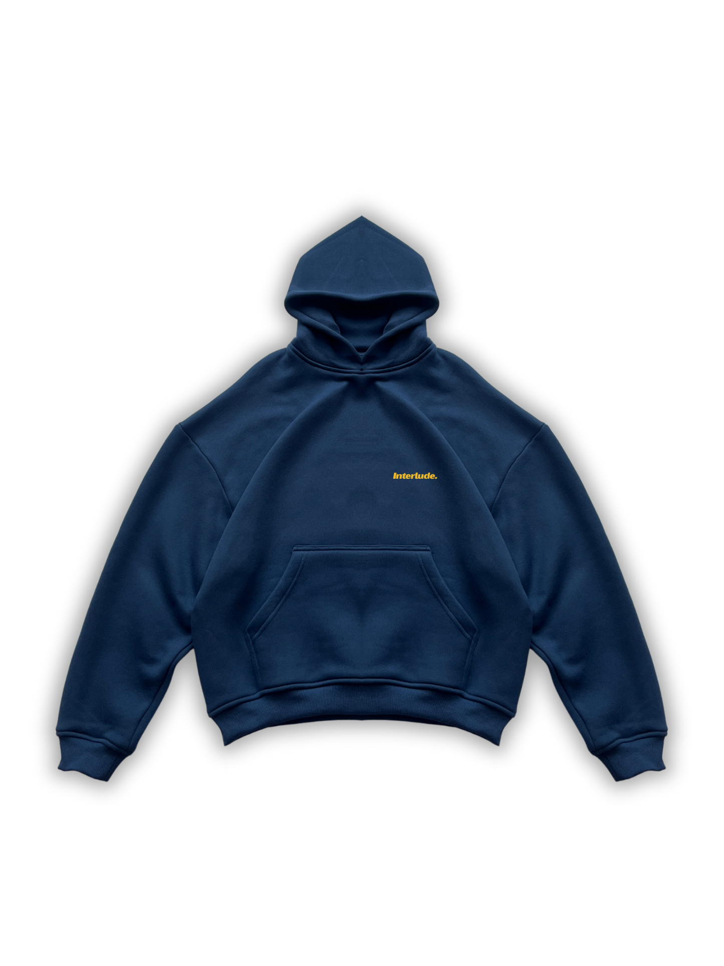 Racing Hoodie - Navy/Yellow