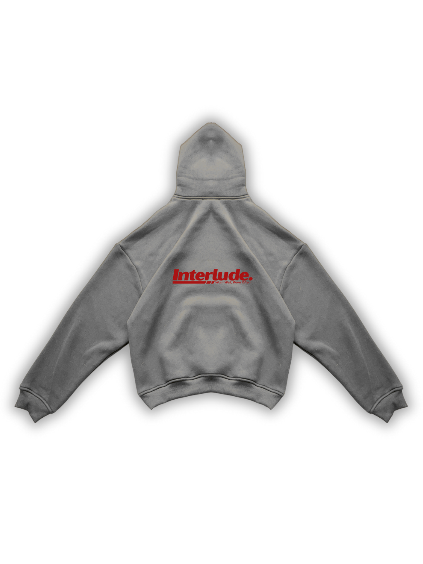 Racing Hoodie - Grey/Red