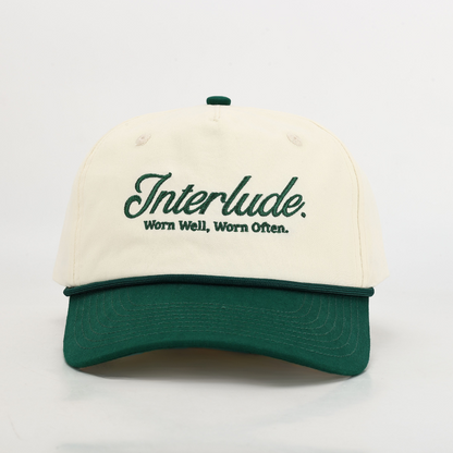 Signature Cap - Green/Cream