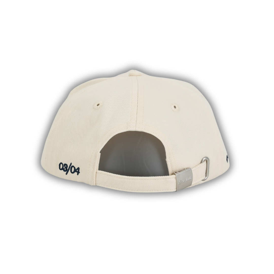Monogram Cap - Cream/Navy